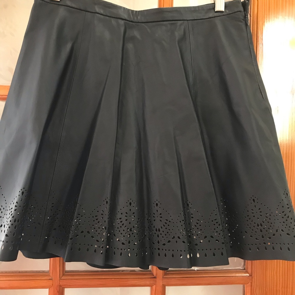 Joie Genuine Lamb leather skirt